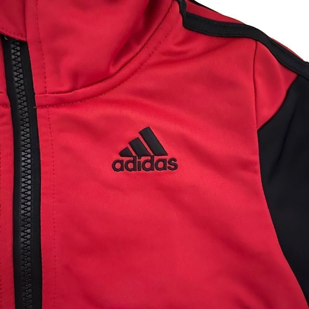 ADIDAS Full Zip Track Jacket Size 24M - Picture 4 of 6